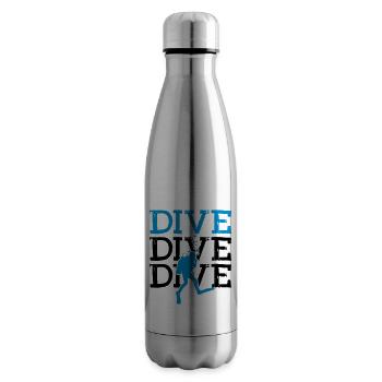Dive Tshirt Funny - Isolierflasche - Lightsilver - Rechts