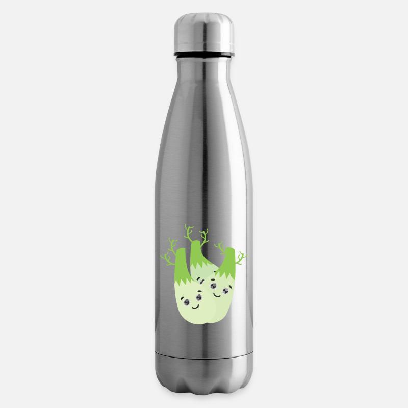 Fenouil - Bouteille isotherme - argent clair