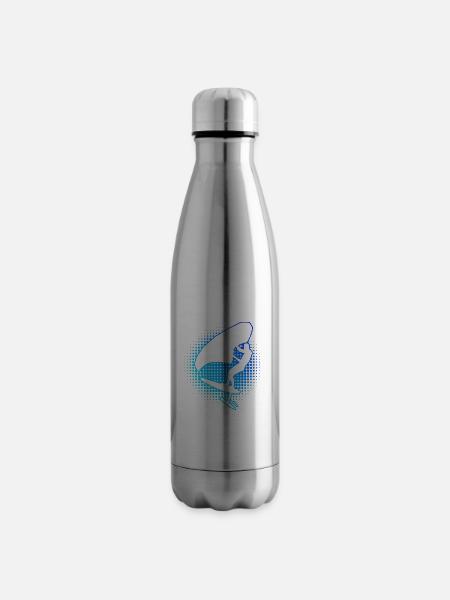 hydrofoil Damen Herren wingsurfen foilwing - Isolierflasche - Lightsilver