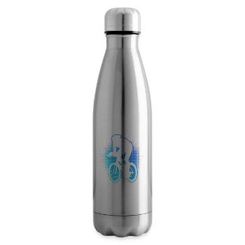 Cyclisme sur route Hommes Vélo de route Femmes Cyclistes sur route - Bouteille isotherme - argent clair - Droite