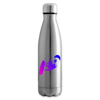 Kitesurf Homme Kitesurf Femmes Kitesurf Kitesurf - Bouteille isotherme - argent clair - Droite