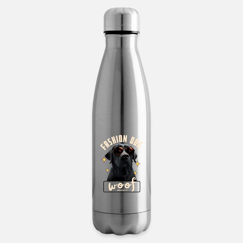Mode Hund - Isolierflasche - Lightsilver