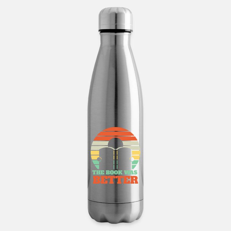 Das Buch war besser - Isolierflasche - Lightsilver