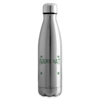 Motor Zylinder Auto Werkstatt Mechaniker Geschenk - Isolierflasche - Lightsilver - Rechts