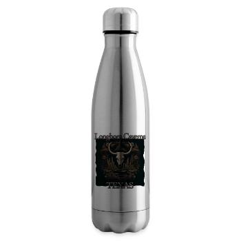 USA Vacation in Texas: Longhorn Caves - Insulated Water Bottle - silver - Right