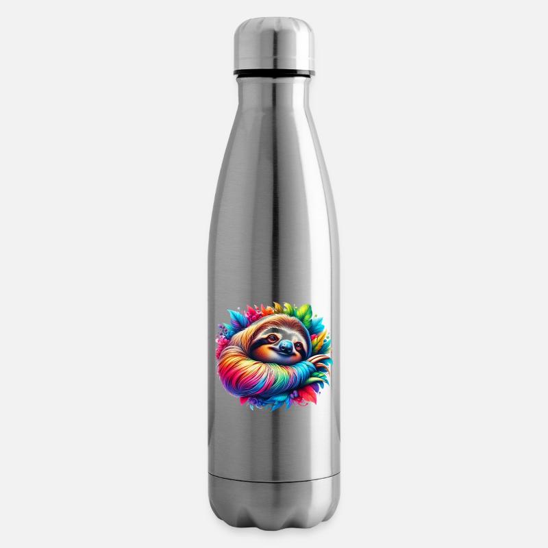 Faultier - Isolierflasche - Lightsilver