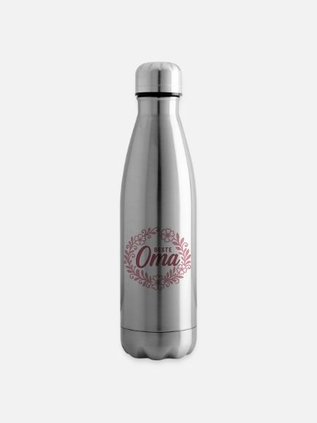 beste Oma - Isolierflasche - Lightsilver