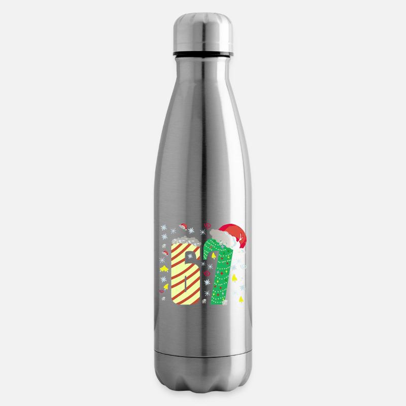 67 Christmas  - Isolierflasche - Lightsilver