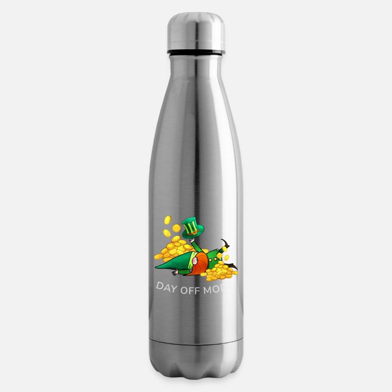 Tag freier Modus Leprechaun - Isolierflasche - Lightsilver