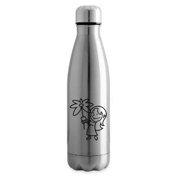 vl046a_blumenkind_1c - Isolierflasche - Lightsilver - Rechts