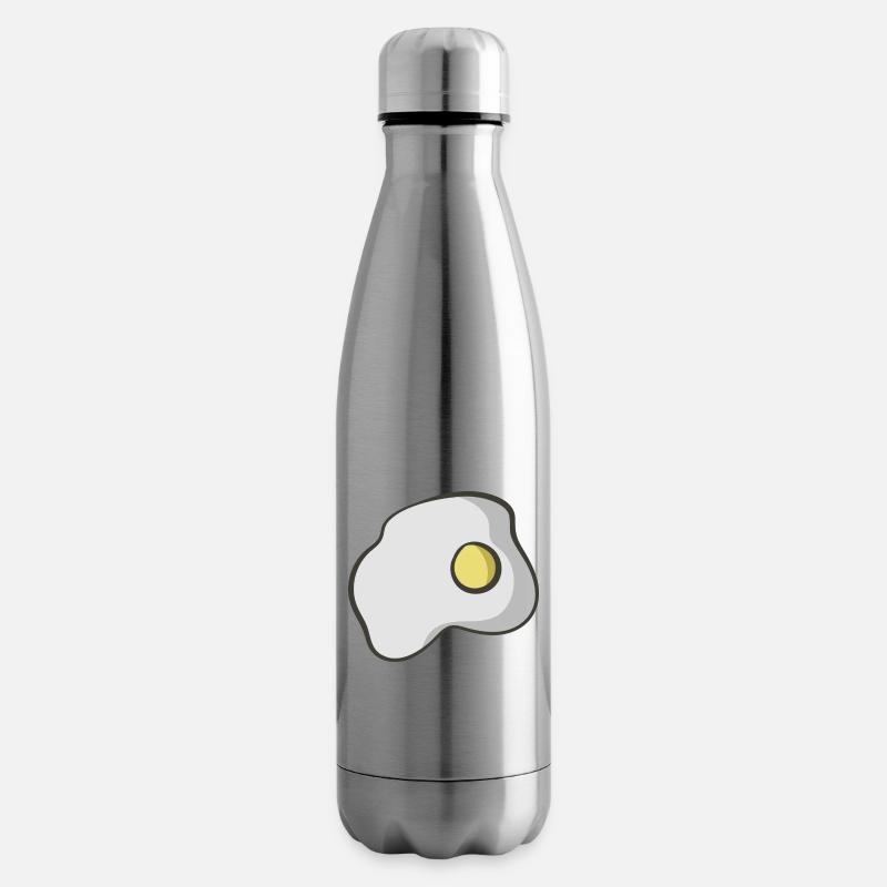 Spiegelei - Isolierflasche - Lightsilver