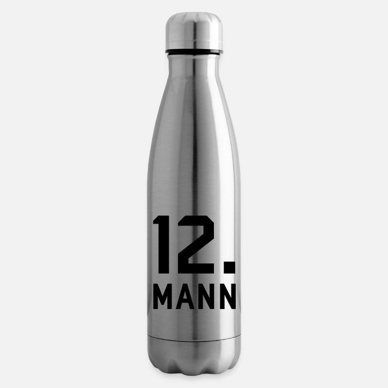 Zwölfter Mann - Isolierflasche - Lightsilver