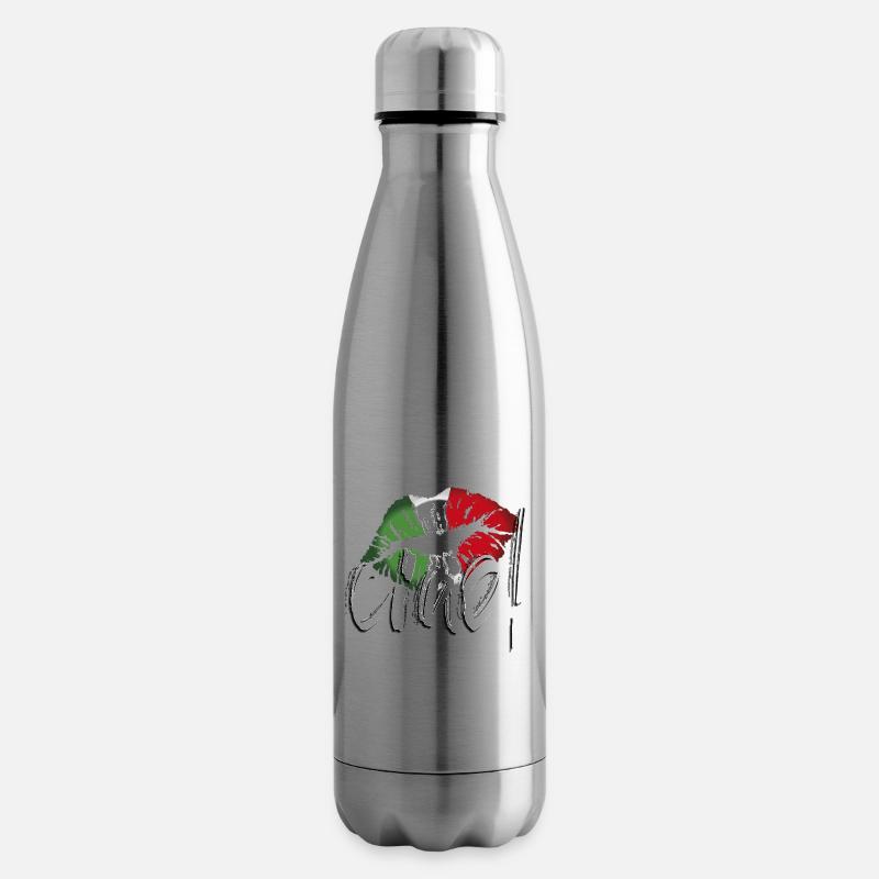 hallo - Isolierflasche - Lightsilver