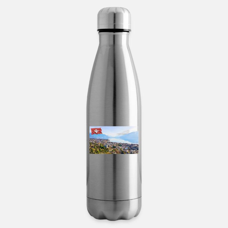 Vevey, Schweiz. - Isolierflasche - Lightsilver