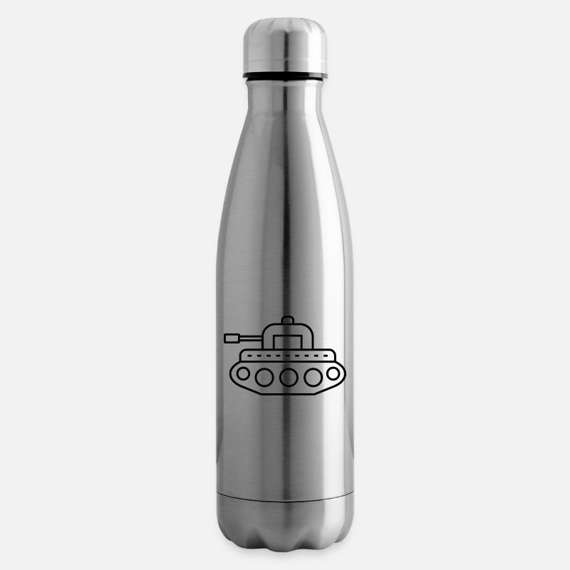 Panzer - Isolierflasche - Lightsilver
