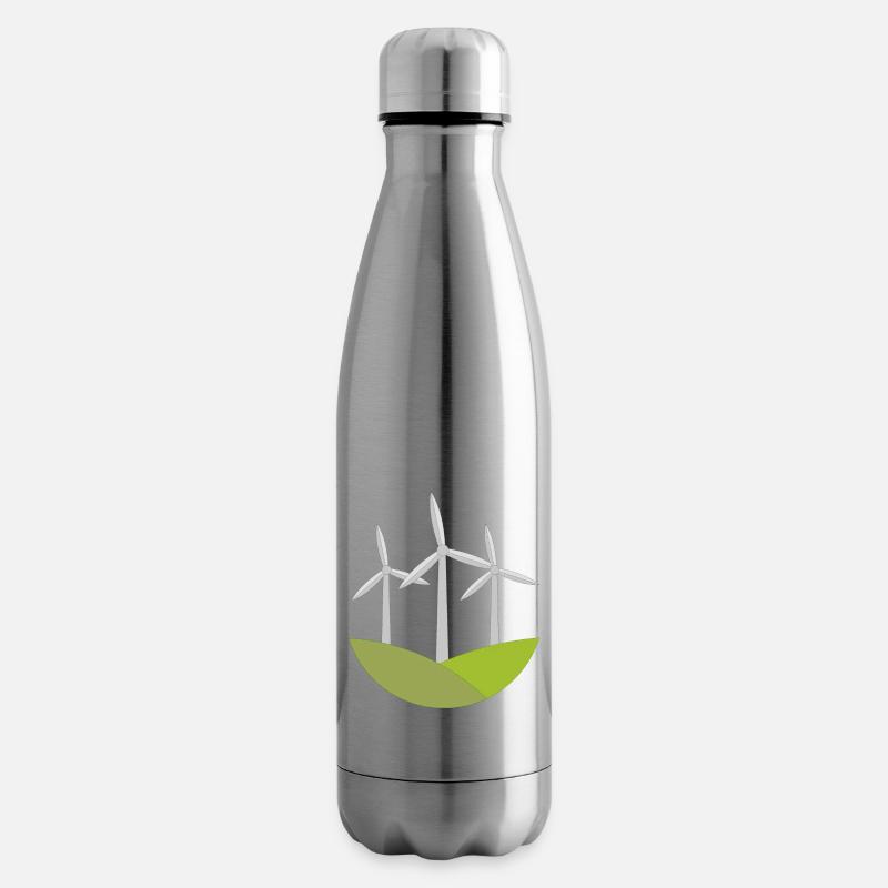 Windrad - Isolierflasche - Lightsilver
