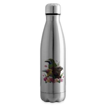 Toucans and parrot - Insulated Water Bottle - silver - Right
