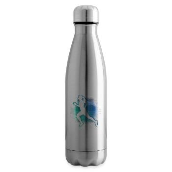 Running Running Jogging Race Women's Jogging - Insulated Water Bottle - silver - Right