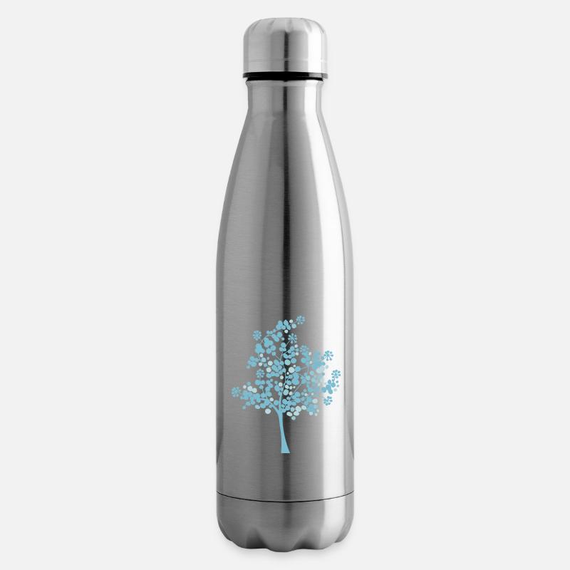 Snowball tree - Insulated Water Bottle - silver