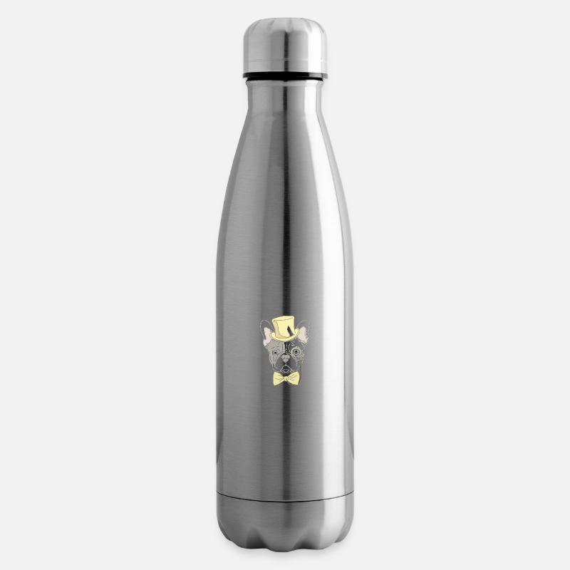 Hund - Isolierflasche - Lightsilver