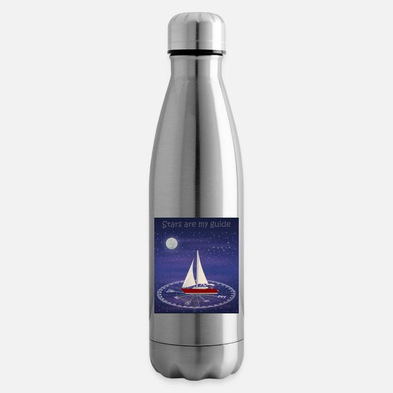 Sterne sind mein Wegweiser - Isolierflasche - Lightsilver