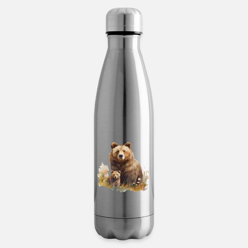 MAMA GRIZZLY - Bouteille isotherme - argent clair