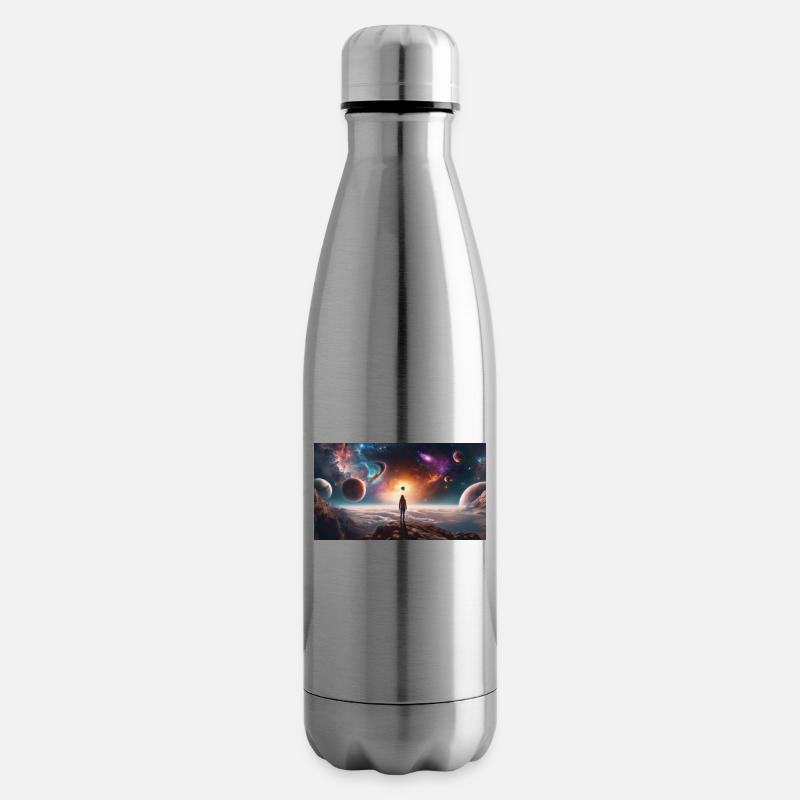 Vue dans l’espace - Bouteille isotherme - argent clair