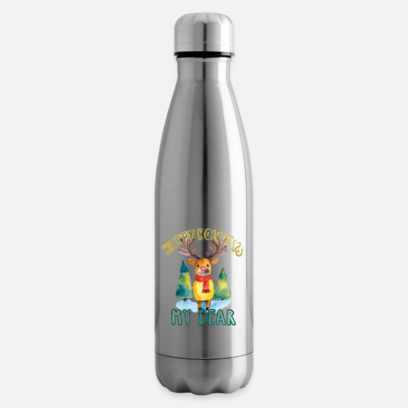 Frohe Feiertage, meine Liebe - Isolierflasche - Lightsilver