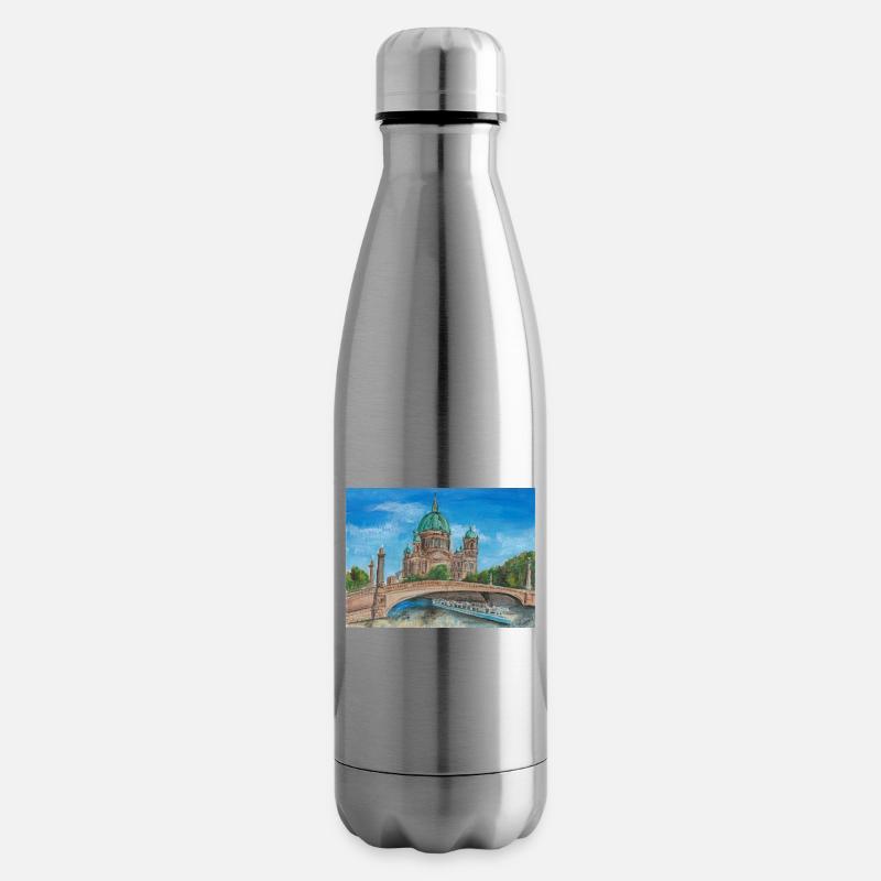 Cathédrale de Berlin - Bouteille isotherme - argent clair