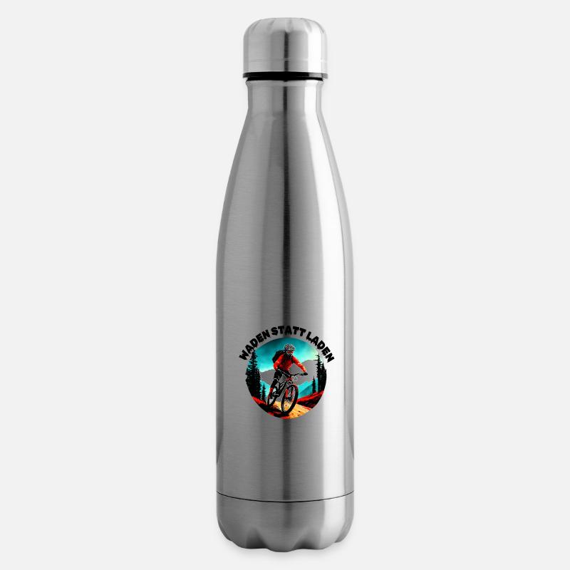 Waden statt laden - Isolierflasche - Lightsilver