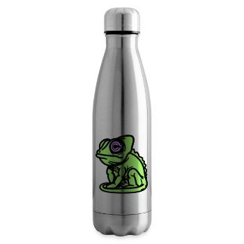 Caméléon - Bouteille isotherme - argent clair - Droite