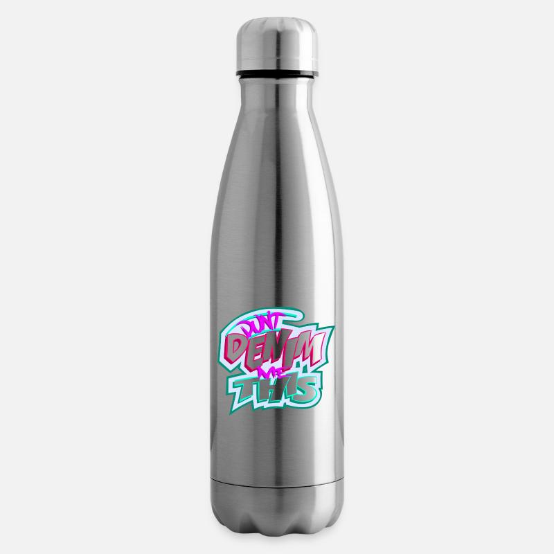 Ne me déshabillez pas si ça - Bouteille isotherme - argent clair