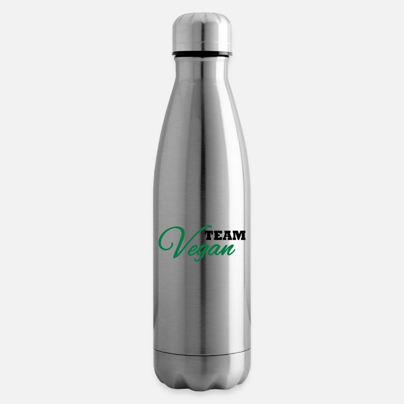 Team Vegan - Isolierflasche - Lightsilver