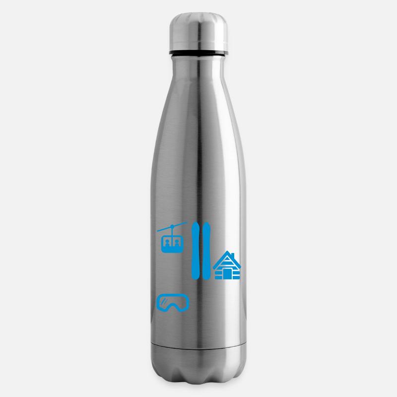 SKI - Isolierflasche - Lightsilver
