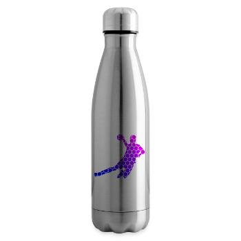 Handball Handballer Herren Handballspielen - Isolierflasche - Lightsilver - Rechts