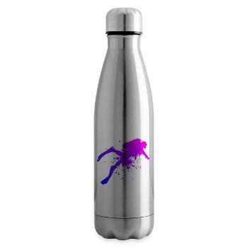 Diving Free Dive Scuba Diving Men - Insulated Water Bottle - silver - Right
