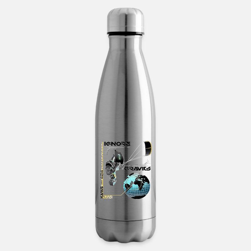 Kitesurfer - Isolierflasche - Lightsilver