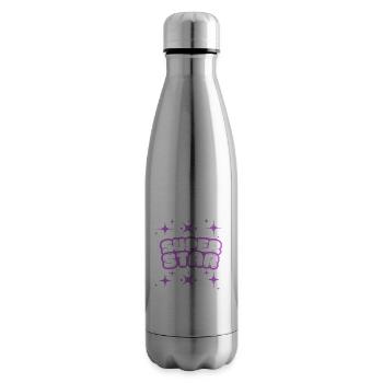SUPER STAR - Bouteille isotherme - argent clair - Droite