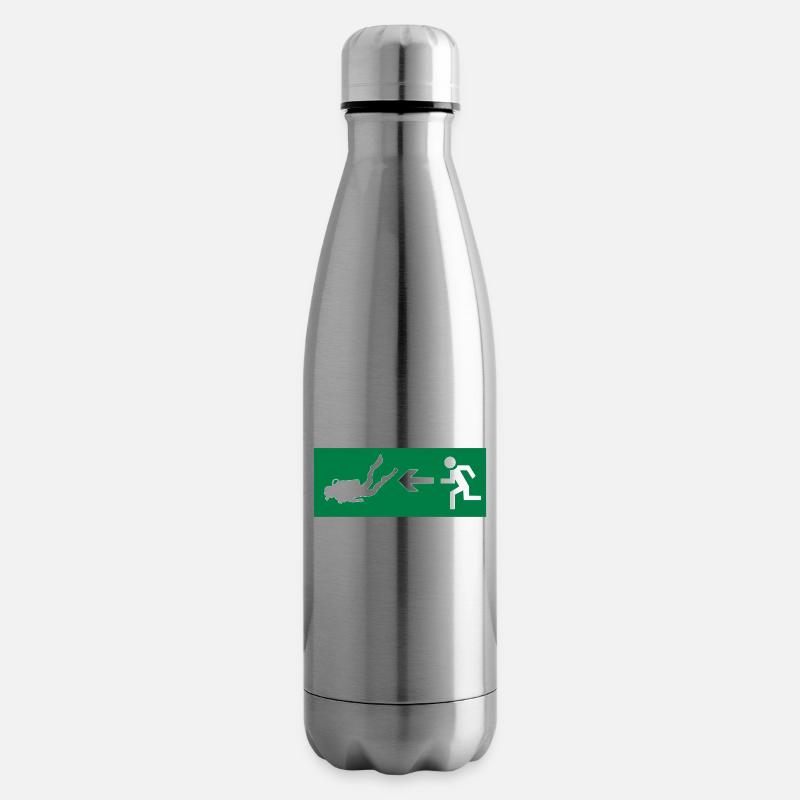 Plongée - Bouteille isotherme - argent clair