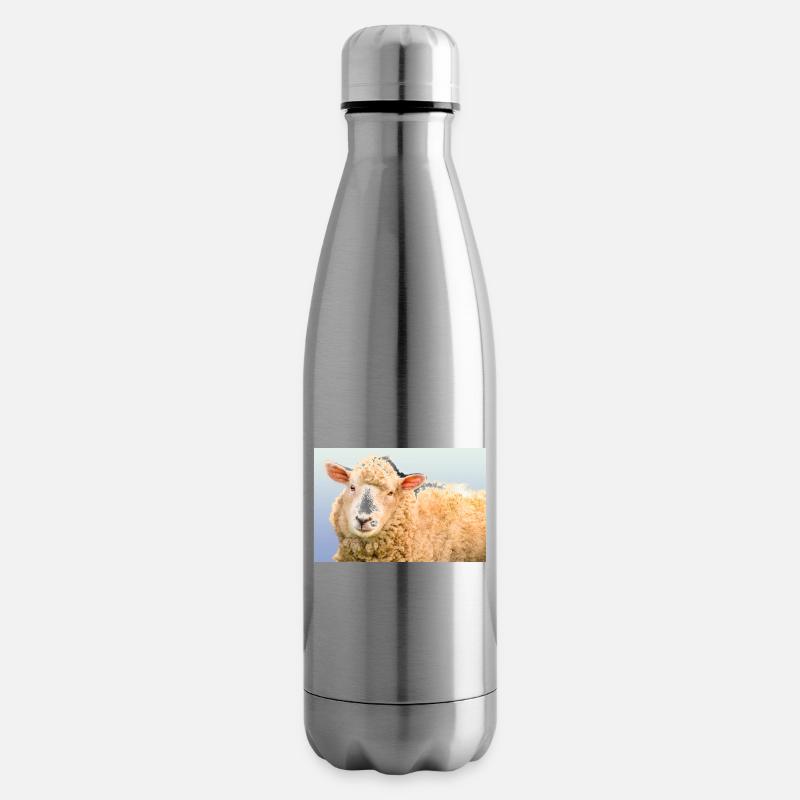 Mouton - Bouteille isotherme - argent clair