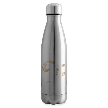 Bass key skull music musician guitarist - Insulated Water Bottle - silver - Right