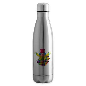 Carnival Costume Clown from the Box Carnival - Insulated Water Bottle - silver - Right