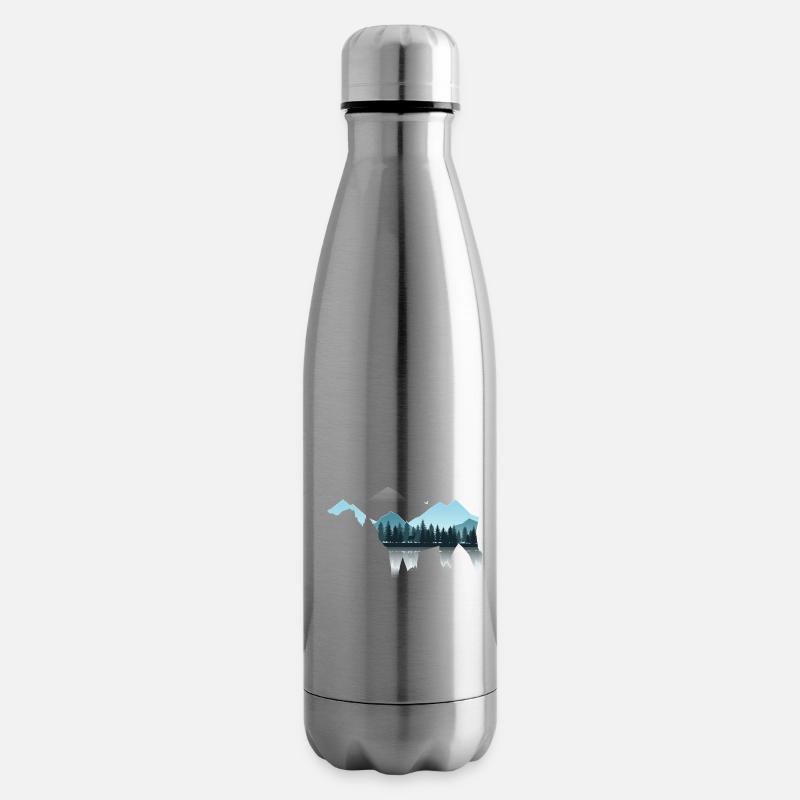 Elch - Isolierflasche - Lightsilver