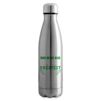 Drôle de fête des pères de papa - Bouteille isotherme - argent clair - Droite