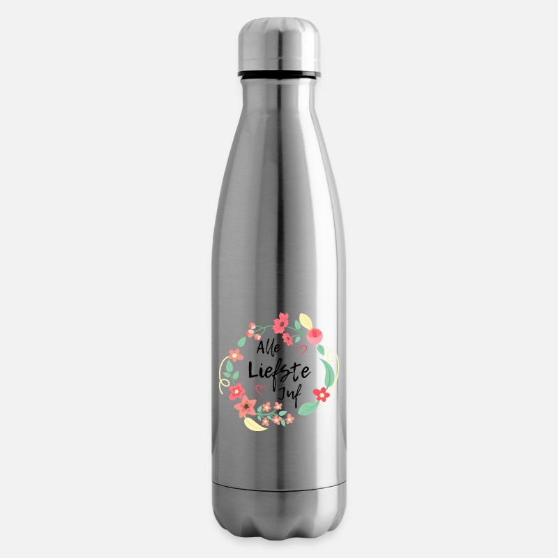 Liebster Lehrer, Lehrer Liebe Zitat Geschenk - Isolierflasche - Lightsilver