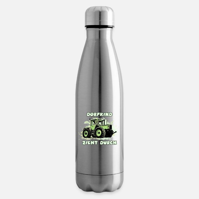 Dorfkind Zieht Durch - Isolierflasche - Lightsilver
