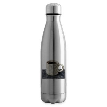 Bestickte Tasse Filterkaffee, langsamer Kaffee (gedruckt) - Isolierflasche - Lightsilver - Rechts