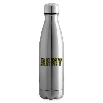 Army - Insulated Water Bottle - silver - Right