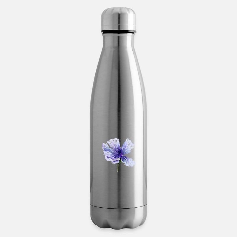 Blume - Isolierflasche - Lightsilver