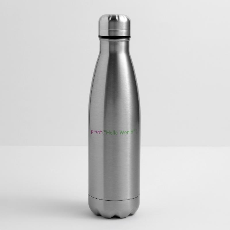 Hello World programming Python C++ C # Insulated Water Bottle